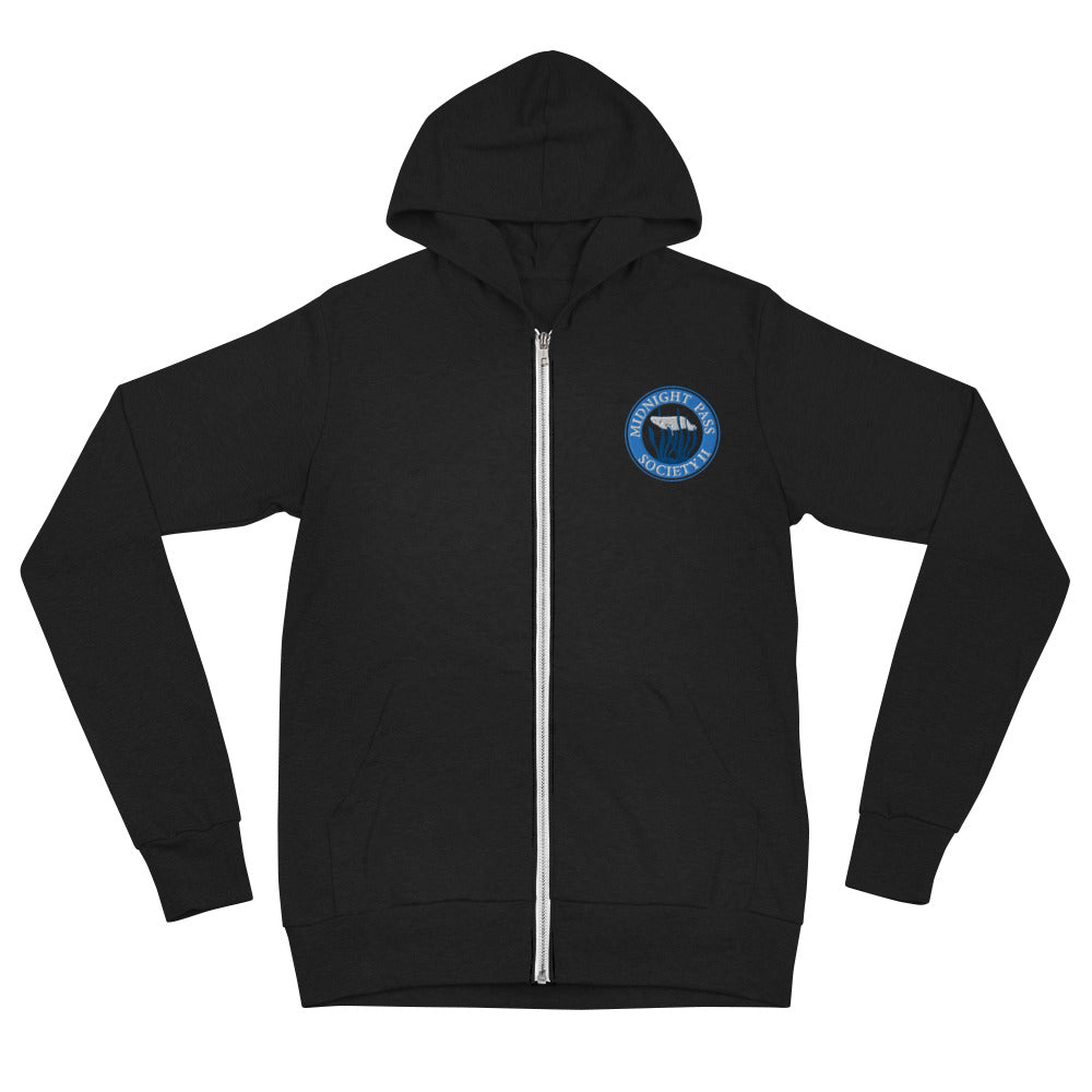 Midnight Pass Unisex zip hoodie